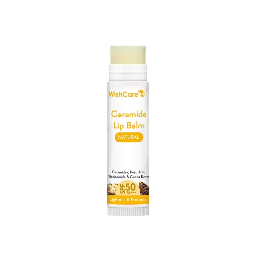 WishCare Ceramide Lip Balm with SPF 50 PA+++ - Natural