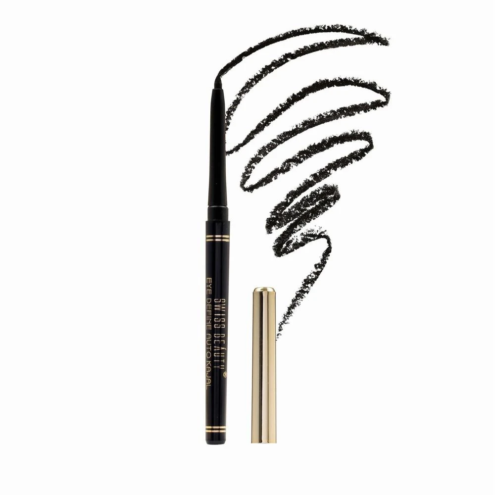 Swiss Beauty Deep Black Kajal Retractable