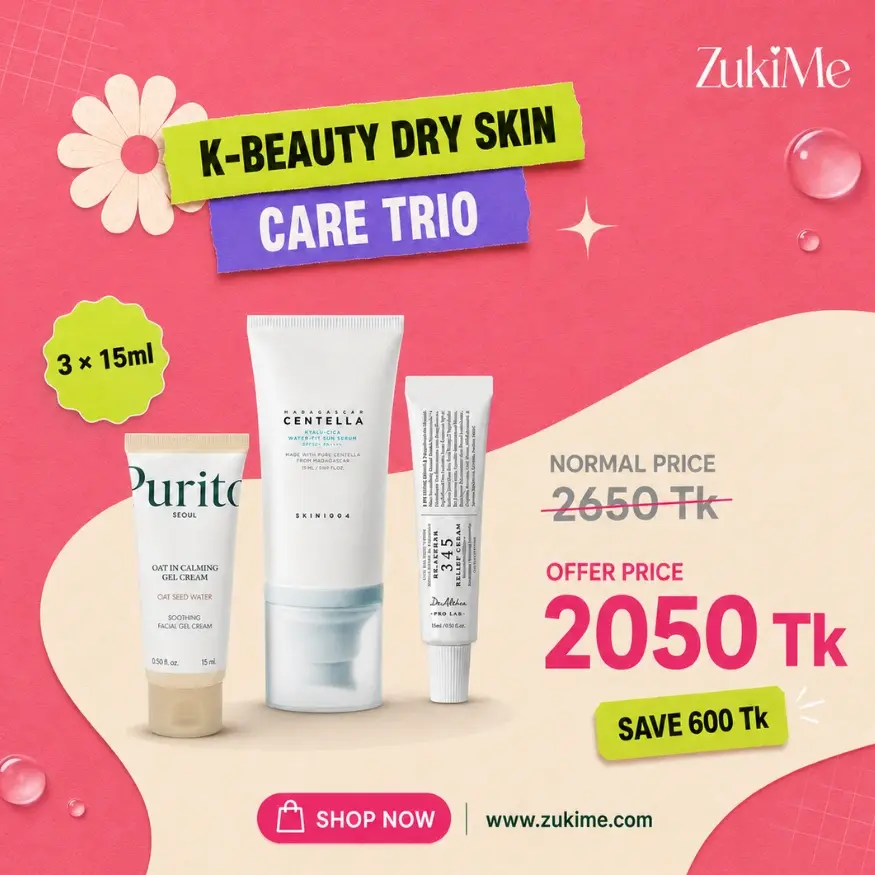 K-Beauty Dry Skin Care Tr...